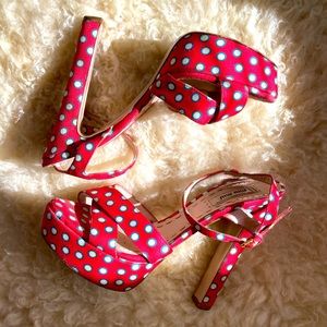 Miu Miu Retro Polka Dot Heels